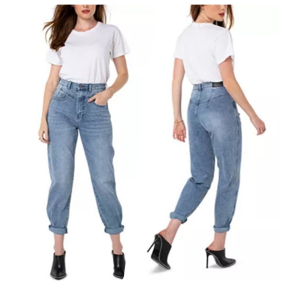 Kendall+Kylie Junior's High-Rise Straight-Leg Jean